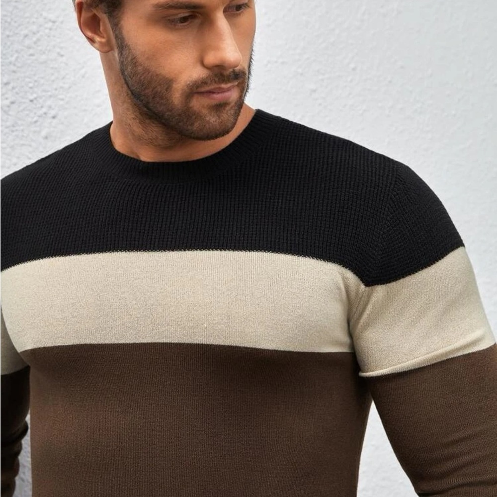 Colorblock Sweater ⌚️ - Picture 3 of 4
